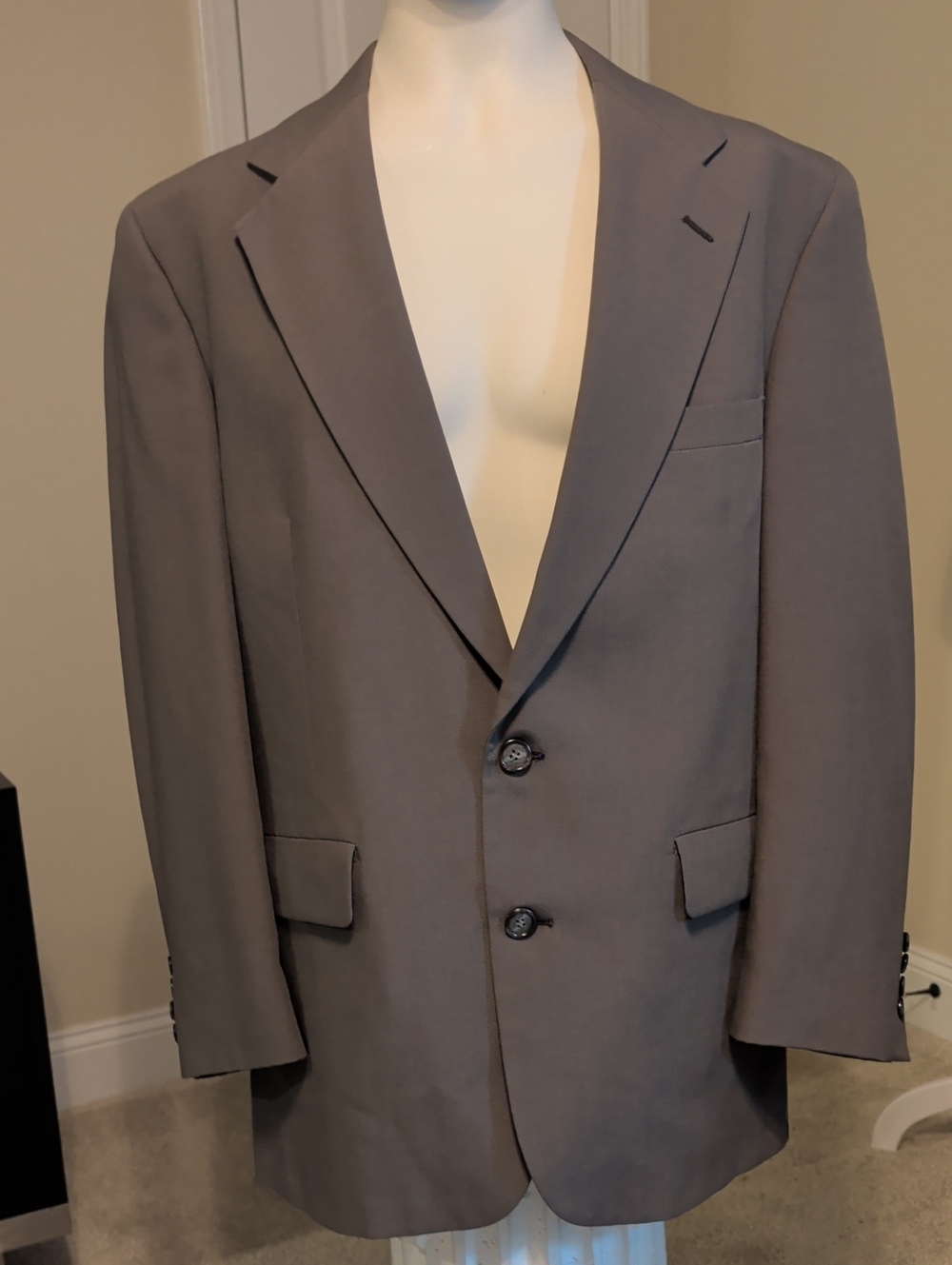 Palm Beach Olive Men's 2- Button Suit Jacket